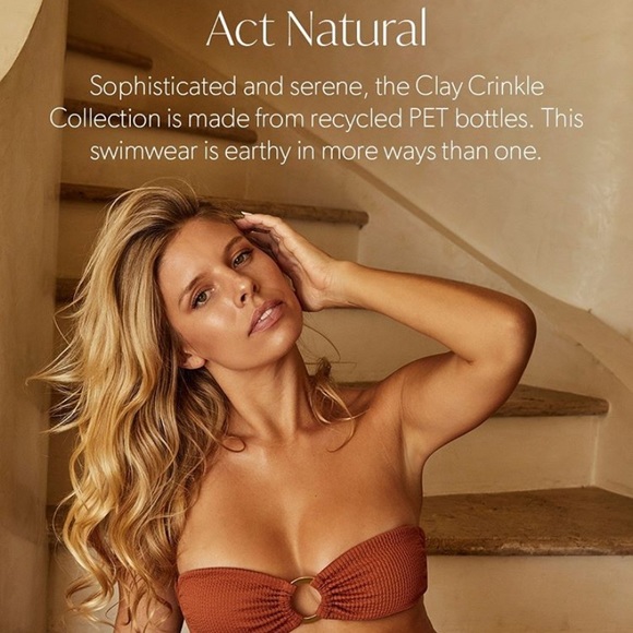 Monday Swimwear Other - MONDAY SWIMWEAR Costa Rica Top - Clay Crinkle